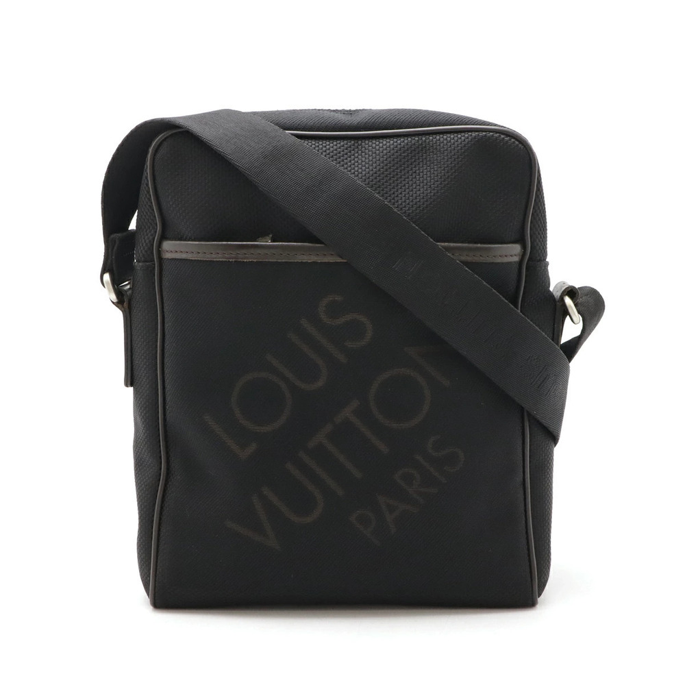 LOUIS VUITTON Damier Geant Citadin Crossbody Bag Canvas Noir Black